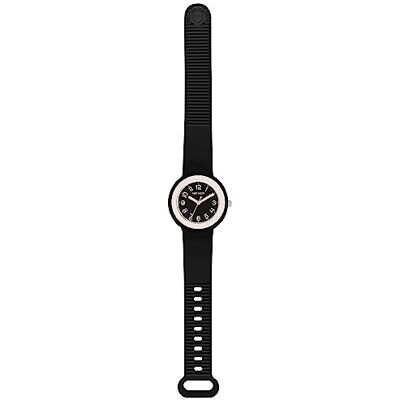 HIP HOP Hero.dot HWU1129 Montre pour femme avec bracelet en silicone Noir Diamètre du boîtier 34 mm HIP HOP Hero.dot HWU1129 Montre pour femme avec bracelet en silicone Noir Diamètre du boîtier 34 mm