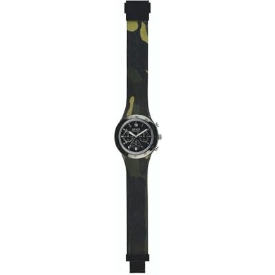HIP HOP Montre Homme Metal Cadran Noir et Bracelet en Silicon, Metal Noir, Mouvement Chrono Quartz, Bracelet: Vert, Cadran: Noir, Taille unique, Bracelet HIP HOP Montre Homme Metal Cadran Noir et Bracelet en Silicon, Metal Noir, Mouvement Chrono Quartz, Bracelet: Vert, Cadran: Noir, Taille unique, Bracelet