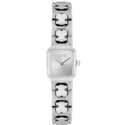 TOUS Icon Time Montre analogique avec bracelet en acier, Acier TOUS Icon Time Montre analogique avec bracelet en acier, Acier