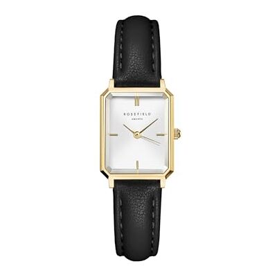 Rosefield Octagon XS Montre Femme Cadran Sunray Blanc 19.5x24mm Rosefield Octagon XS Montre Femme Cadran Sunray Blanc 19.5x24mm