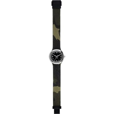 HIP HOP Montre Femme Metal Cadran Blanc et Bracelet en Silicon, Metal Blanc, Mouvement Seulement Temps 3H Quartz HIP HOP Montre Femme Metal Cadran Blanc et Bracelet en Silicon, Metal Blanc, Mouvement Seulement Temps 3H Quartz