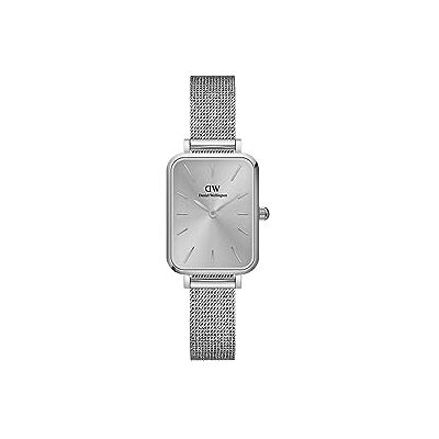 Daniel Wellington DW00100486 Dames quadro unitone zilver 20mm horloge Daniel Wellington DW00100486 Dames quadro unitone zilver 20mm horloge