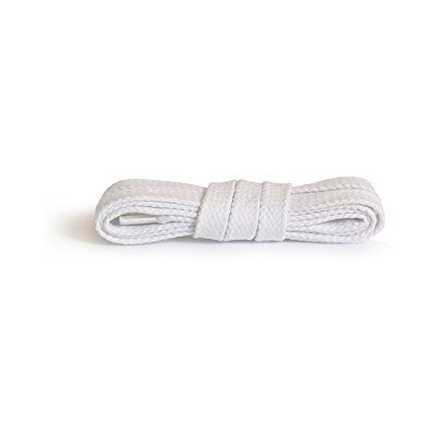 Kaps Lacets Plats , Lacets Durables 100% Coton de Haute Qualité, Fabriqués en Europe, 1 Paire, Plusieurs Couleurs et Longueurs (150 cm 7 à 10 Paires D'oeillets / 01 Blanc) Kaps Lacets Plats , Lacets Durables 100% Coton de Haute Qualité, Fabriqués en Europe, 1 Paire, Plusieurs Couleurs et Longueurs (150 cm 7 à 10 Paires D'oeillets / 01 Blanc)