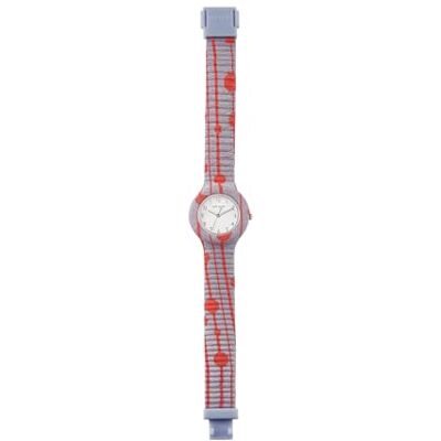 HIP HOP , Collection La Methode Montre pour fille, bracelet en silicone souple tactile, longueur réglable 14-19 cm, fermeture pratique, boîtier 34 mm, mouvement à quartz HIP HOP , Collection La Methode Montre pour fille, bracelet en silicone souple tactile, longueur réglable 14-19 cm, fermeture pratique, boîtier 34 mm, mouvement à quartz