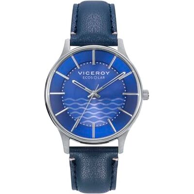Viceroy Montre solaire en acier recyclé avec bracelet SR Va 401345-37, Bande Viceroy Montre solaire en acier recyclé avec bracelet SR Va 401345-37, Bande