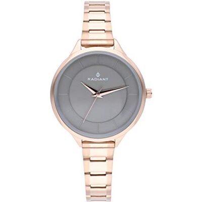 Radiant Montre analogique pour femme Collection Venus Montre rose avec bracelet et cadran gris 3 ATM. 36 mm. Référence RA511202., multicolore, bracelet Radiant Montre analogique pour femme Collection Venus Montre rose avec bracelet et cadran gris 3 ATM. 36 mm. Référence RA511202., multicolore, bracelet