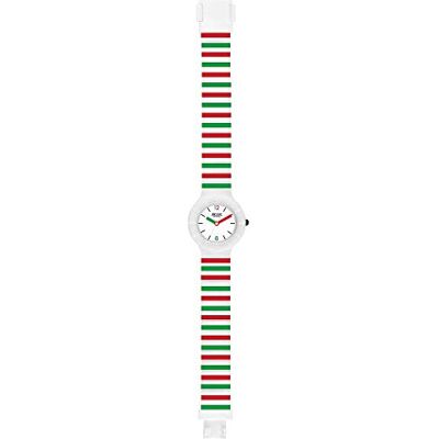 HIP HOP Montre femme infini pour l'Italie cadran mono-couleur blanc mouvement uniquement 3H quartz et bracelet silicone imprimé multicolore HWU1012, Bracelet HIP HOP Montre femme infini pour l'Italie cadran mono-couleur blanc mouvement uniquement 3H quartz et bracelet silicone imprimé multicolore HWU1012, Bracelet