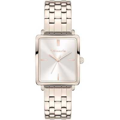 Tamaris Montre analogique à quartz pour femme avec bracelet en acier inoxydable TT-0164-MQ, La Reine des Neiges Rosé, Montre en acier inoxydable Tamaris Montre analogique à quartz pour femme avec bracelet en acier inoxydable TT-0164-MQ, La Reine des Neiges Rosé, Montre en acier inoxydable