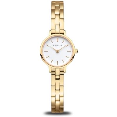 BERING Montre analogique pour femme à quartz avec bracelet en acier inoxydable mid-39933, or BERING Montre analogique pour femme à quartz avec bracelet en acier inoxydable mid-39933, or