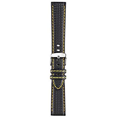 Morellato Bracelet de montre noir A01U3586977897CR22, Noir, 22mm, sangle Morellato Bracelet de montre noir A01U3586977897CR22, Noir, 22mm, sangle