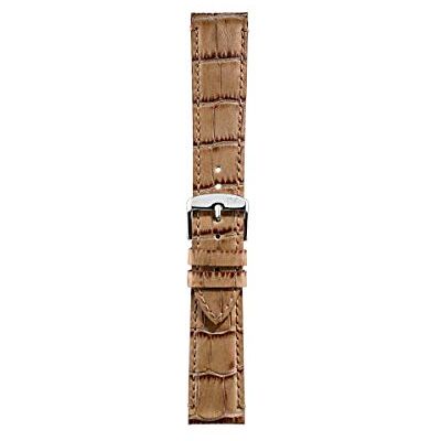 Morellato Bracelet de Montre Unisex, Collection MANUFATTI, Mod. Modigliani, en Cuir de Veau véritable façon Alligator A01X4807B95, Beige, 22mm, sangle Morellato Bracelet de Montre Unisex, Collection MANUFATTI, Mod. Modigliani, en Cuir de Veau véritable façon Alligator A01X4807B95, Beige, 22mm, sangle