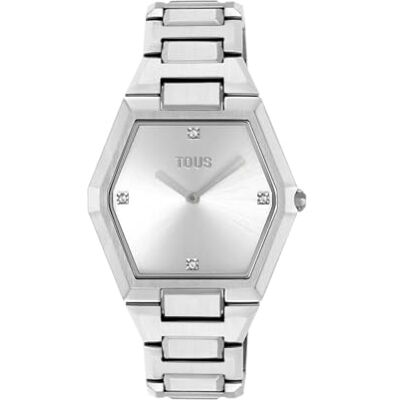 TOUS Montre analogique avec bracelet en aluminium/acier Karat, aluminium, Bracelet TOUS Montre analogique avec bracelet en aluminium/acier Karat, aluminium, Bracelet