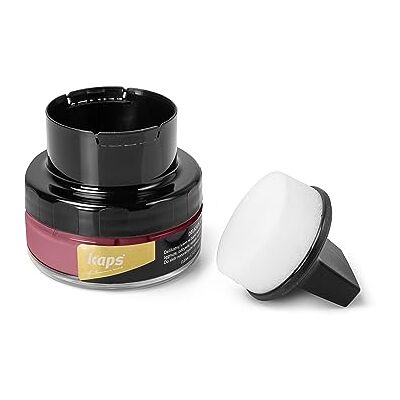 Kaps Crème pour chaussures avec applicateur d'éponge, soin intensif et nourrissant du cuir, délicate, 70 couleurs, 160 Rose Rose, 50ml 1.70 fl.oz. Kaps Crème pour chaussures avec applicateur d'éponge, soin intensif et nourrissant du cuir, délicate, 70 couleurs, 160 Rose Rose, 50ml 1.70 fl.oz.