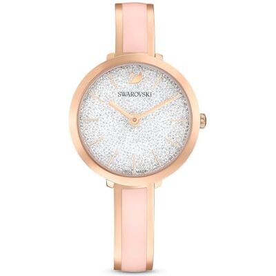 Swarovski Crystalline Delight, Bracelet en métal Femme, rose, finition ton or rose 5642221, bande Swarovski Crystalline Delight, Bracelet en métal Femme, rose, finition ton or rose 5642221, bande