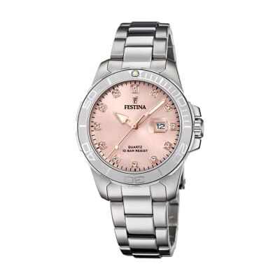 Festina Montre dateur Boyfriend Collection, Pink, one size, Classique Festina Montre dateur Boyfriend Collection, Pink, one size, Classique
