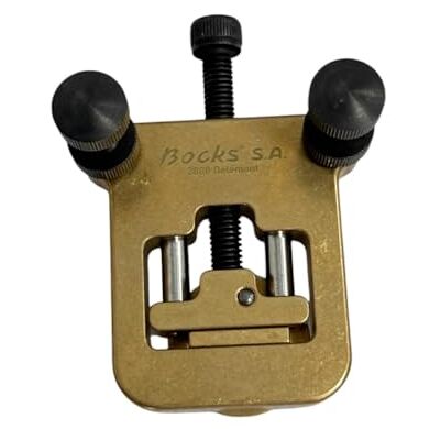 Bergeon 7203 Étau de polissage en laiton pour pièces de montre et ponts, outil d'horlogerie, bronze Bergeon 7203 Étau de polissage en laiton pour pièces de montre et ponts, outil d'horlogerie, bronze