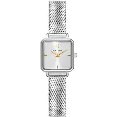Pierre Lannier LEONOR Silver Ladies Watch Silver Dial Silver Milanese Steel Bracelet 12 MM Pierre Lannier LEONOR Silver Ladies Watch Silver Dial Silver Milanese Steel Bracelet 12 MM