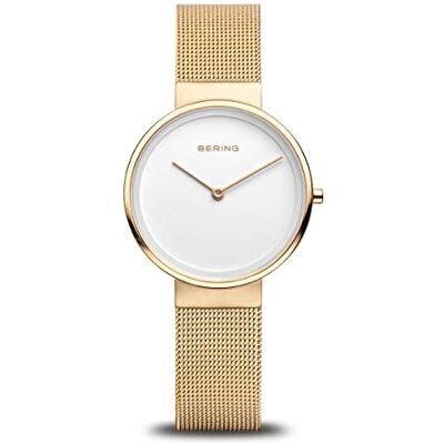 BERING Montre analogique à quartz pour femme avec bracelet milanais 14531-334, Bracelet BERING Montre analogique à quartz pour femme avec bracelet milanais 14531-334, Bracelet