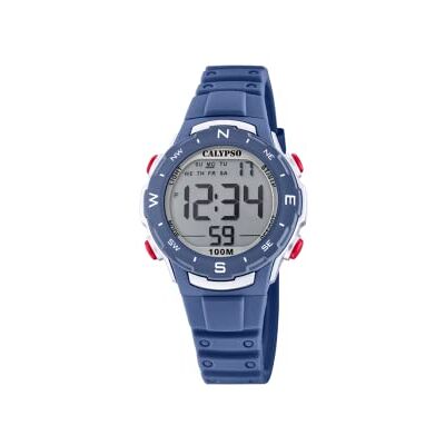 Calypso K5801/5 Montre à quartz numérique unisexe avec bracelet en plastique Calypso K5801/5 Montre à quartz numérique unisexe avec bracelet en plastique