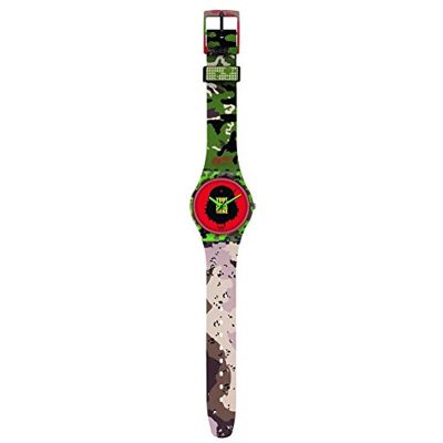 Swatch Tic Tic Boom Kidrobot GB251 Montre pour enfant, multicolore, lanière Swatch Tic Tic Boom Kidrobot GB251 Montre pour enfant, multicolore, lanière