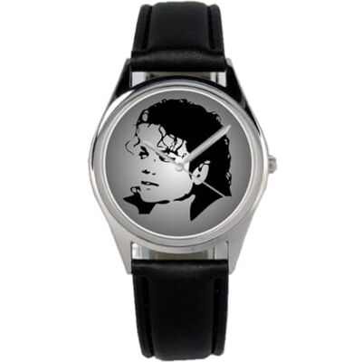 KIESENBERG Montre Michael Jackson B-2516 Montre sportive au design de fan Montre élégante pour homme Idée cadeau pour collectionneurs et fans KIESENBERG Montre Michael Jackson B-2516 Montre sportive au design de fan Montre élégante pour homme Idée cadeau pour collectionneurs et fans