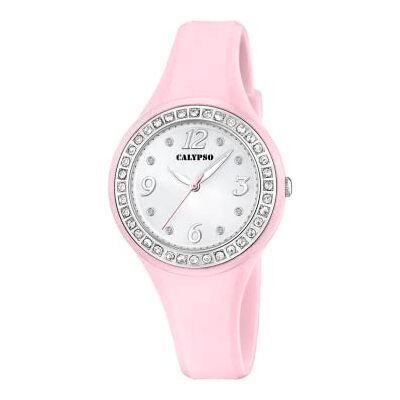 Calypso Watches K5567/C Montre analogique à quartz pour femme avec bracelet en plastique Calypso Watches K5567/C Montre analogique à quartz pour femme avec bracelet en plastique