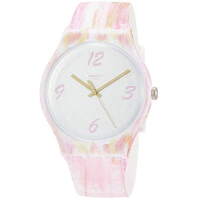 Swatch Montre New Gent SUOW151 PINKQUARELLE, sangle Swatch Montre New Gent SUOW151 PINKQUARELLE, sangle