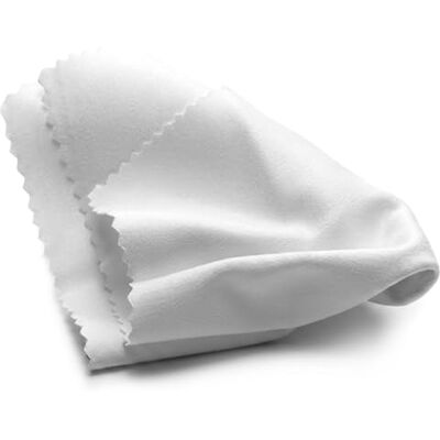 Bergeon Chiffon en microfibre 7339, doux, non pelucheux, pour essuyer les pièces sensibles aux rayures et les verres de montre, Blanc, 230 mm Bergeon Chiffon en microfibre 7339, doux, non pelucheux, pour essuyer les pièces sensibles aux rayures et les verres de montre, Blanc, 230 mm
