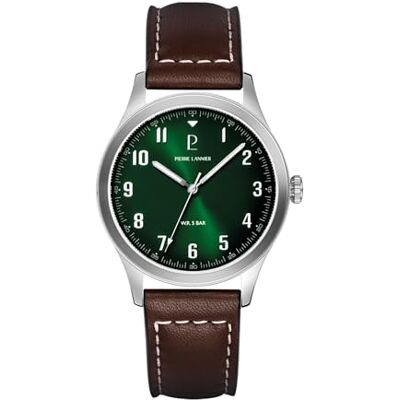 Pierre Lannier Montre Aviateur, Vert, 40 Pierre Lannier Montre Aviateur, Vert, 40