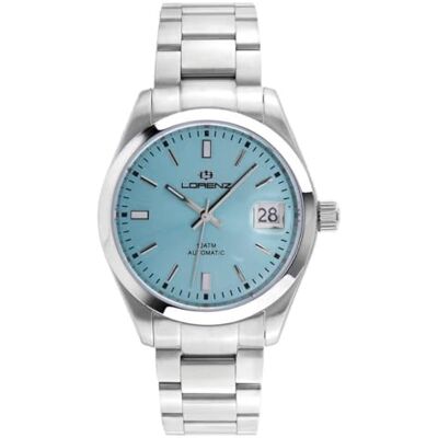 Lorenz Genève Automatic 030276CC Montre élégante unisexe 36 mm Montre automatique en acier inoxydable Sous 100 mètres Lorenz Genève Automatic 030276CC Montre élégante unisexe 36 mm Montre automatique en acier inoxydable Sous 100 mètres