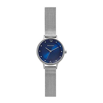 Skagen Anita Lille Watch for Women, Quartz three hand movement with Stainless steel mess strap Skagen Anita Lille Watch for Women, Quartz three hand movement with Stainless steel mess strap