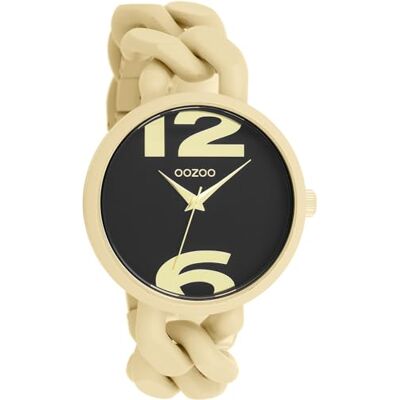 Oozoo Montre Timepieces pour femme Montre moderne pour femme Élégante montre analogique pour femme, Doré/noir, Moderne Oozoo Montre Timepieces pour femme Montre moderne pour femme Élégante montre analogique pour femme, Doré/noir, Moderne