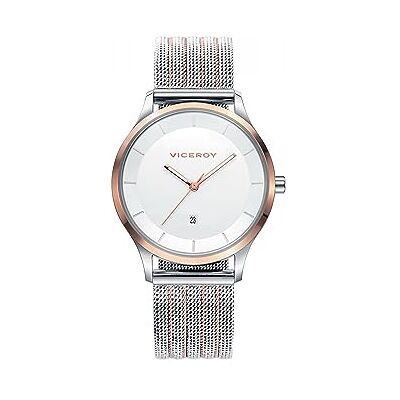 Viceroy Montre Femme 42288-97 Maille Bicolore Acier, Blanche, Mode/tendance Viceroy Montre Femme 42288-97 Maille Bicolore Acier, Blanche, Mode/tendance