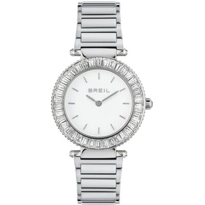 BREIL Montre TW2076 femme PIVOT cadran mono-couleur blanc mouvement seulement temps quartz et bracelet acier argenté, bracelet BREIL Montre TW2076 femme PIVOT cadran mono-couleur blanc mouvement seulement temps quartz et bracelet acier argenté, bracelet