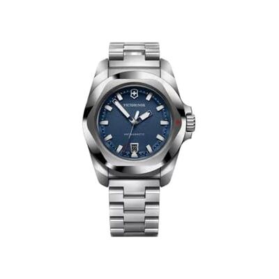 Victorinox I.N.O.X Montre à quartz pour homme 41 mm analogique étanche antichoc anti-magnétique bracelet interchangeable fabriqué en Suisse Victorinox I.N.O.X Montre à quartz pour homme 41 mm analogique étanche antichoc anti-magnétique bracelet interchangeable fabriqué en Suisse