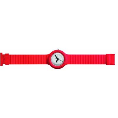 HIP HOP HW0003 Montre Femme Quartz Analogique Cadran Blanc Bracelet Silicone Rouge HIP HOP HW0003 Montre Femme Quartz Analogique Cadran Blanc Bracelet Silicone Rouge