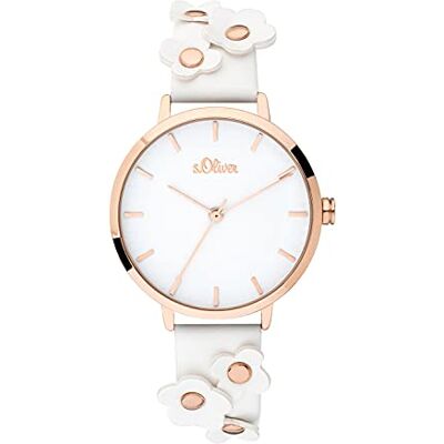 s.Oliver SO-3699-LQ Montre à quartz analogique pour femme s.Oliver SO-3699-LQ Montre à quartz analogique pour femme
