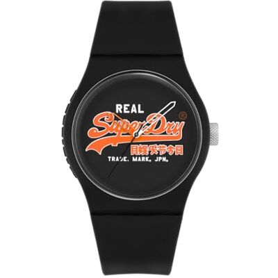 Superdry Montre décontractée SYG280BO, Noir, sangle Superdry Montre décontractée SYG280BO, Noir, sangle