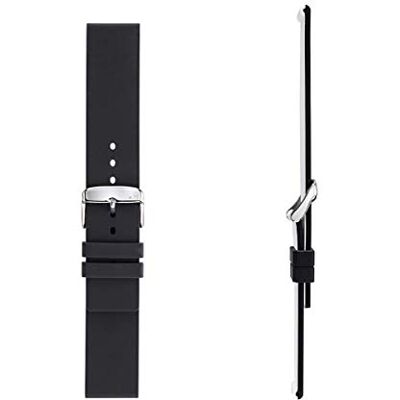 Morellato Bracelet de Montre pour Homme, Collection Rubber, Mod. Tunguska, en Silicone A01X5396187, Noir/Blanc, 20mm, sangle Morellato Bracelet de Montre pour Homme, Collection Rubber, Mod. Tunguska, en Silicone A01X5396187, Noir/Blanc, 20mm, sangle