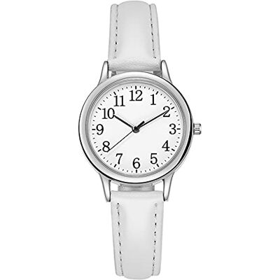 INGRAX Montres Bracelet en Cuir Montre à Quartz Montre Montre à Cadran Simple pour Femmes Montres de Luxe, G, sangle INGRAX Montres Bracelet en Cuir Montre à Quartz Montre Montre à Cadran Simple pour Femmes Montres de Luxe, G, sangle