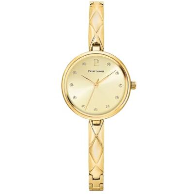 Pierre Lannier Femme Analogique Quartz Montre avec Bracelet en Acier allié 043L542, Marron Pierre Lannier Femme Analogique Quartz Montre avec Bracelet en Acier allié 043L542, Marron