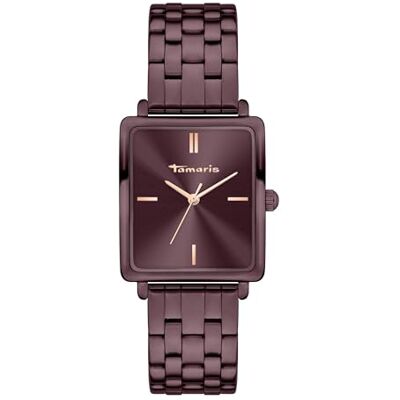 Tamaris Montre analogique à quartz pour femme avec bracelet en acier inoxydable TT, Violet, Bracelet Tamaris Montre analogique à quartz pour femme avec bracelet en acier inoxydable TT, Violet, Bracelet