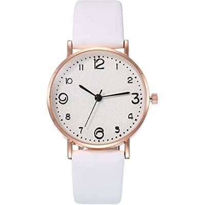 INGRAX Montres Numérique Visage Ultra-Mince Alliage Ceinture Montre Multicolore Visage Dames Montre Montres pour Femmes Hommes Marque De Luxe Hommes, White, sangle INGRAX Montres Numérique Visage Ultra-Mince Alliage Ceinture Montre Multicolore Visage Dames Montre Montres pour Femmes Hommes Marque De Luxe Hommes, White, sangle