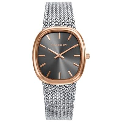 Viceroy Montre en acier pour femme VA 401312, argent métallique, Moderne Viceroy Montre en acier pour femme VA 401312, argent métallique, Moderne