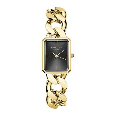 Rosefield Octagon XS Studio Montre Femme Bracelet Chaîne Acier Inoxydable 19.5x24mm Rosefield Octagon XS Studio Montre Femme Bracelet Chaîne Acier Inoxydable 19.5x24mm