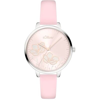 s.Oliver montre pour femme 34 mm moderne, alltagstaugliche, analoge montre-bracelet avec mouvement à quartz 3 ATM étanche Kratzfestes Mineralglas hoher Tragekomfort idée cadeau s.Oliver montre pour femme 34 mm moderne, alltagstaugliche, analoge montre-bracelet avec mouvement à quartz 3 ATM étanche Kratzfestes Mineralglas hoher Tragekomfort idée cadeau