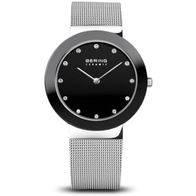 BERING 11435-002 Montre en acier pour femme., Noir, 35mm, Bracelet BERING 11435-002 Montre en acier pour femme., Noir, 35mm, Bracelet