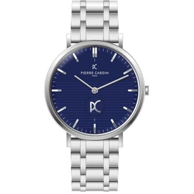 Pierre Cardin CBV.1102 Montre Homme Bracelet Argent, Argenté., Bracelet Pierre Cardin CBV.1102 Montre Homme Bracelet Argent, Argenté., Bracelet