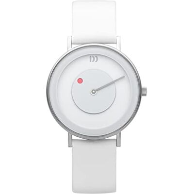 Danish Design Montre Femme Analog White IQ12Q1260 Måne Quartz, Argent, 39, sangle Danish Design Montre Femme Analog White IQ12Q1260 Måne Quartz, Argent, 39, sangle