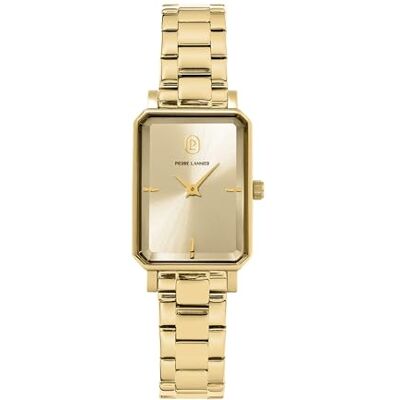 Pierre Lannier Ariane Doré Montre pour femme Cadran doré Bracelet en acier 12 mm Pierre Lannier Ariane Doré Montre pour femme Cadran doré Bracelet en acier 12 mm